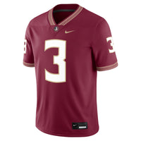 Nike Trey Benson Garnet Florida State Seminoles Player Game Jersey – view 3
