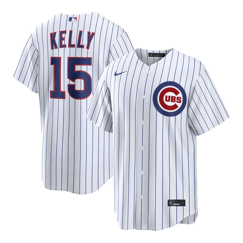 Chicago Cubs Carson Kelly White jersey – view 1