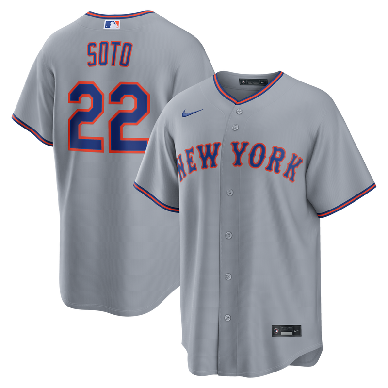 New York Mets Juan Soto Gray jersey – view 1