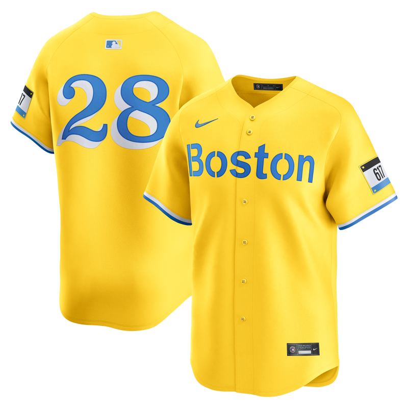 Boston Red Sox Kristian Campbell Gold jersey – view 1