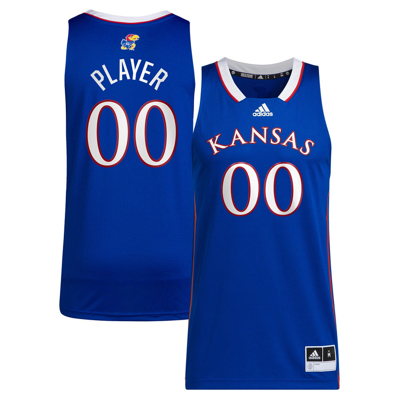 Kansas Jayhawks adidas Royal jersey – view 1