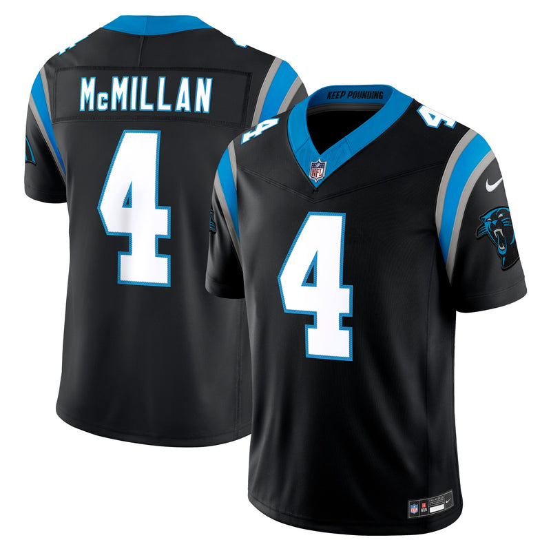 Carolina Panthers Tetairoa McMillan Black jersey – view 1