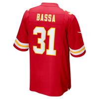 Kansas City Chiefs Jeffrey Bassa Red jersey – view 3