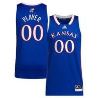 Kansas Jayhawks adidas Royal jersey – view 2