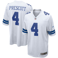 Dallas Cowboys Dak Prescott White jersey – view 2