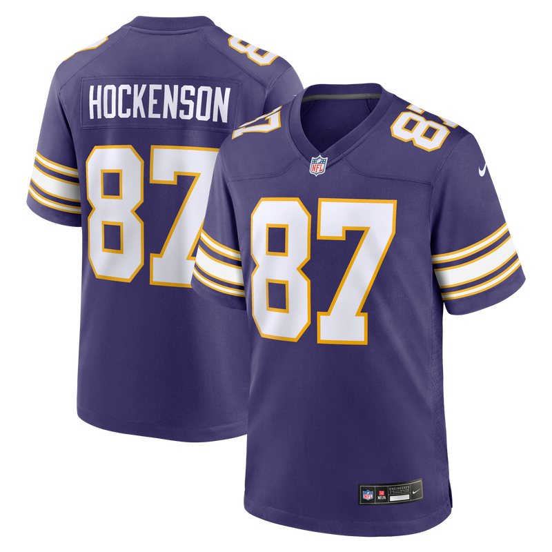 Minnesota Vikings T.J. Hockenson Purple jersey – view 1