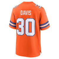 Denver Broncos Terrell Davis Orange jersey – view 4