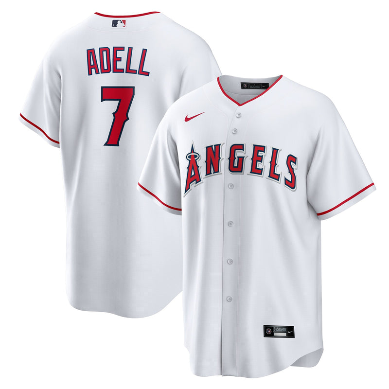 Los Angeles Angels Jo Adell White jersey – view 1