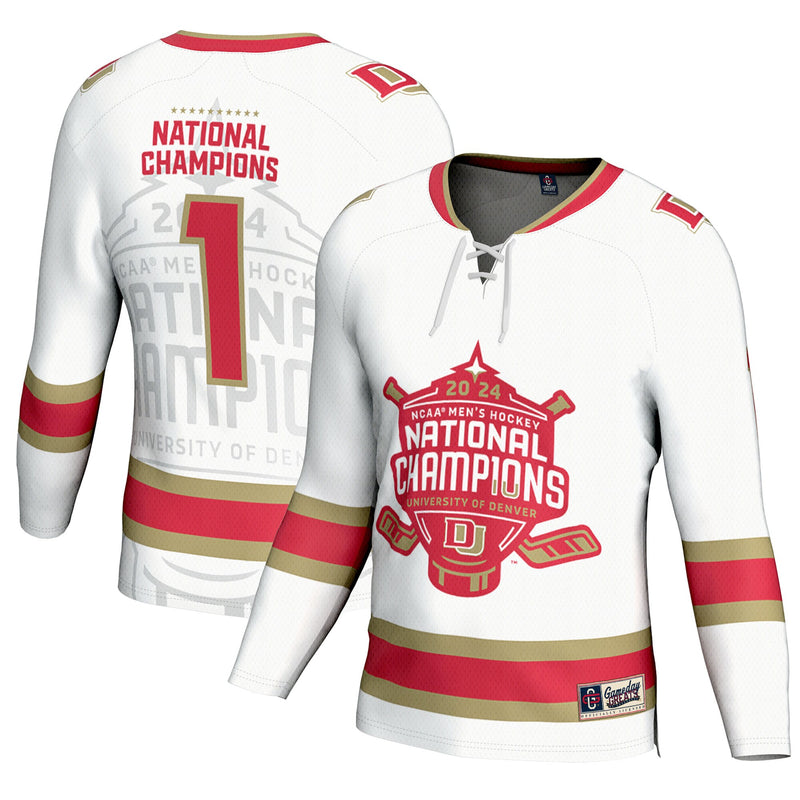 Denver Pioneers GameDay Greats White jersey – view 1