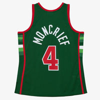 Milwaukee Bucks Burgundy/Green jersey – view 4