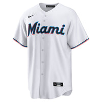 Miami Marlins Agustín Ramírez White jersey – view 3