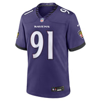 Baltimore Ravens Trey Hendrickson Purple jersey – view 3