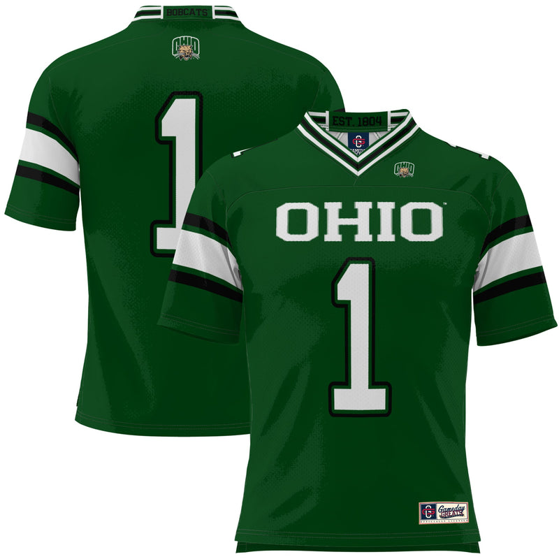 Ohio Bobcats Green jersey – view 1