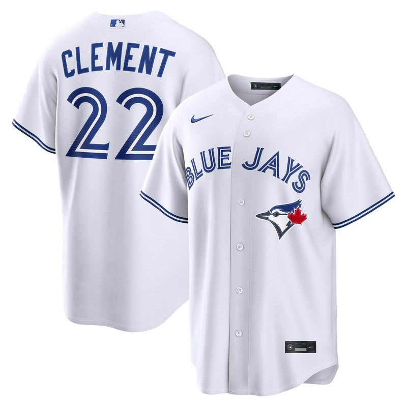 Toronto Blue Jays Ernie Clement White jersey – view 1