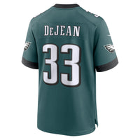 Philadelphia Eagles Cooper DeJean Green jersey – view 4