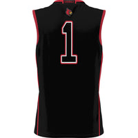 Louisville Cardinals Lightweight Black jersey – view 3