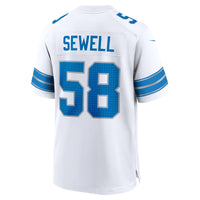 Detroit Lions Penei Sewell White jersey – view 4