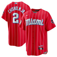 Miami Marlins Jazz Chisholm Jr. Red jersey – view 1