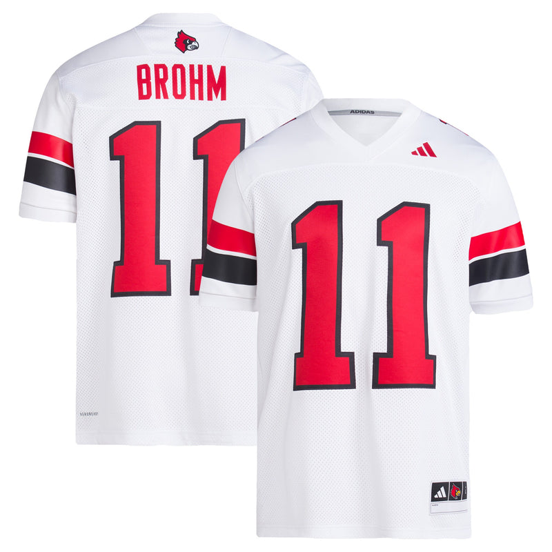 adidas Louisville Cardinals White jersey – view 1