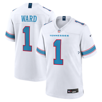 Tennessee Titans Cameron Ward White jersey – view 1