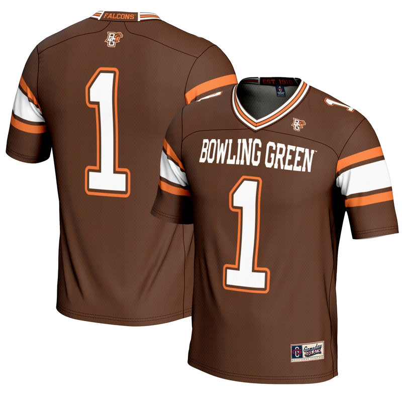 Bowling Green St. Falcons Brown jersey – view 1