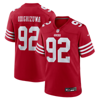 San Francisco 49ers Osa Odighizuwa Scarlet jersey – view 1