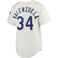 Los Angeles Dodgers Fernando Valenzuela Gray jersey – view 4