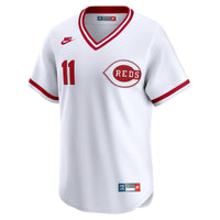 Cincinnati Reds Barry Larkin White jersey – view 3