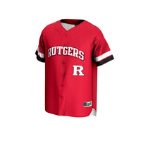 Rutgers Scarlet Knights Baseball Scarlet jersey – view 3