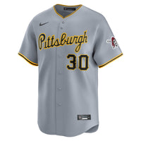 Pittsburgh Pirates Paul Skenes Gray jersey – view 3