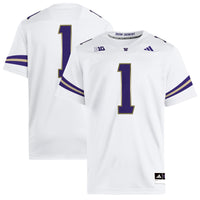 adidas Washington Huskies White jersey – view 1