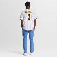 San Diego Padres Jackson Merrill White jersey – view 4