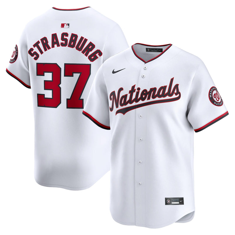 Washington Nationals Stephen Strasburg White jersey – view 1