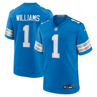 Detroit Lions Jameson Williams Blue jersey – view 1