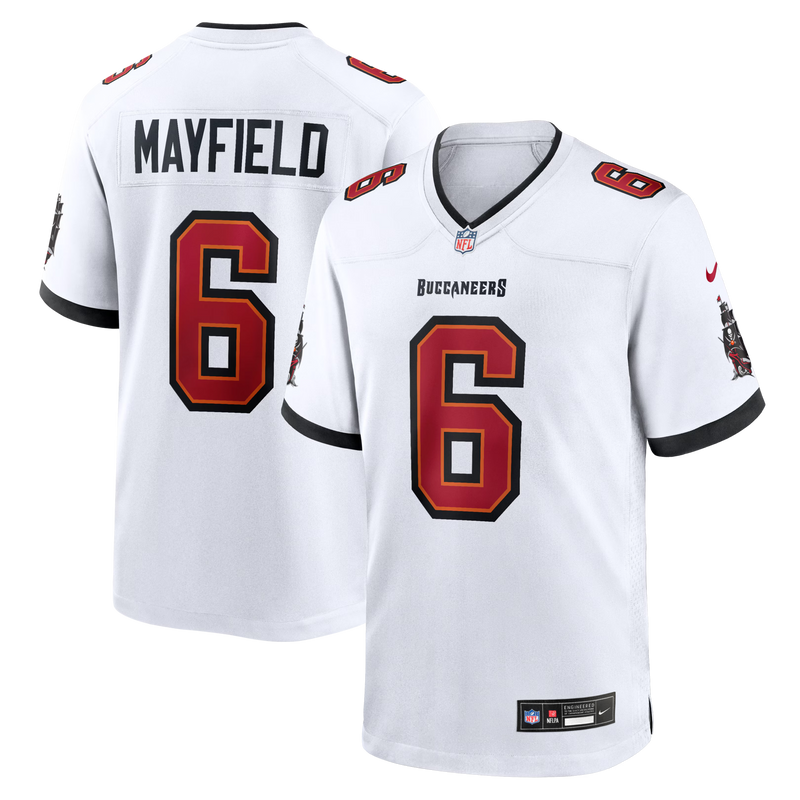 Tampa Bay Buccaneers Baker Mayfield White jersey – view 1