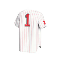 Nebraska Huskers Lightweight Baseball White jersey – view 4