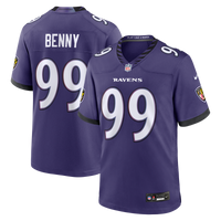 Baltimore Ravens Rayshaun Benny Purple jersey – view 1