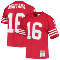 San Francisco 49ers Joe Montana Scarlet jersey – view 1