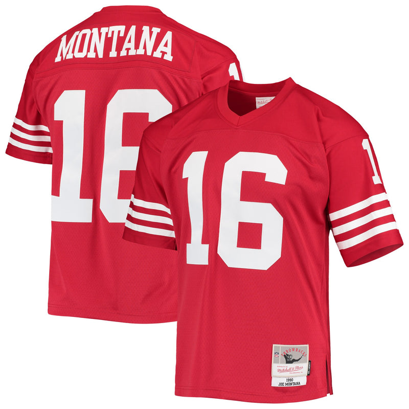 San Francisco 49ers Joe Montana Scarlet jersey – view 1