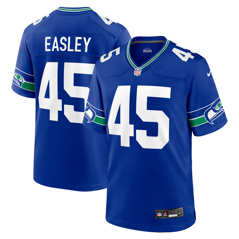 Seattle Seahawks Kenny Easley Royal jersey – view 1