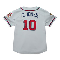 Atlanta Braves Chipper Jones Gray jersey – view 4