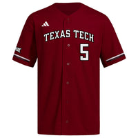 adidas Texas Tech Red Raiders Red jersey – view 3