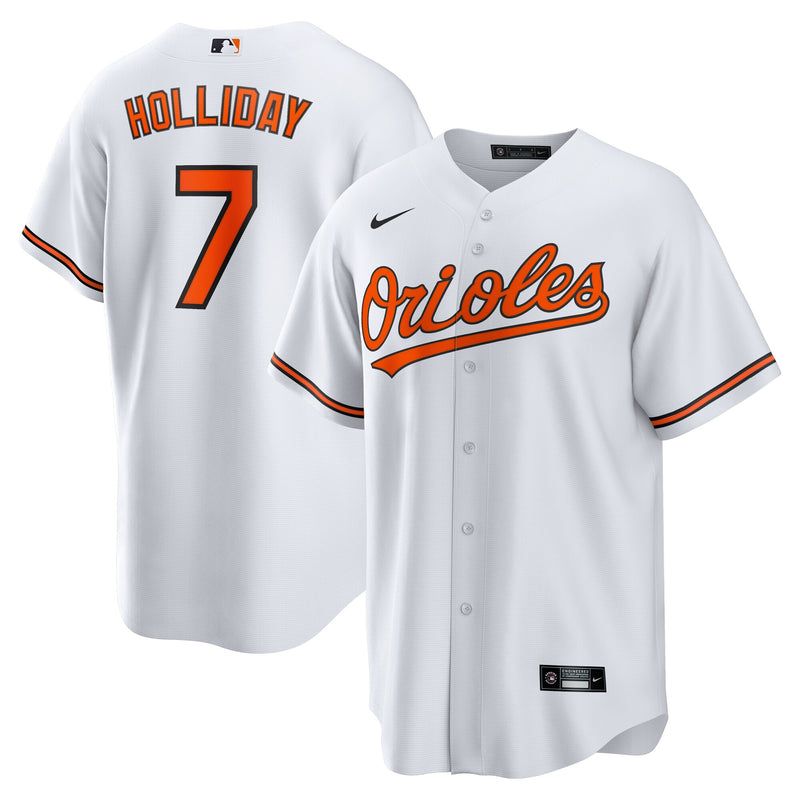 Baltimore Orioles Jackson Holliday White jersey – view 1