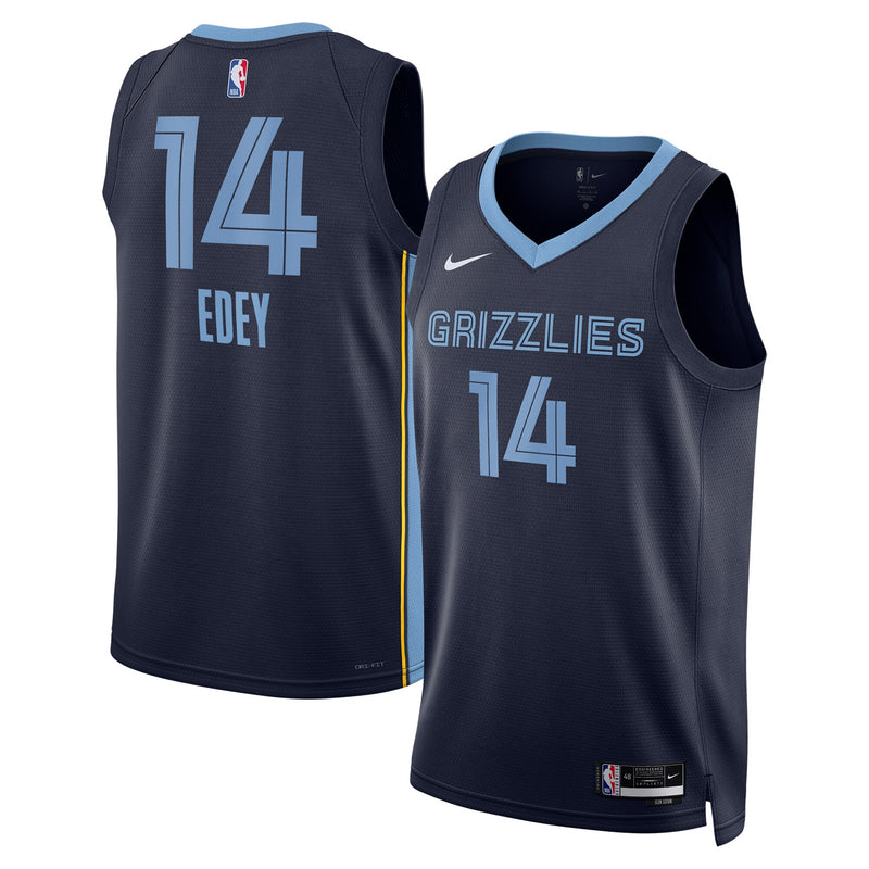 Memphis Grizzlies Zach Edey - Navy jersey – view 1