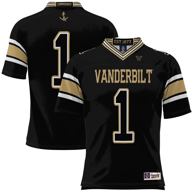 Vanderbilt Commodores Black jersey – view 1