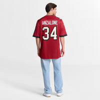Tampa Bay Buccaneers Alex Anzalone Red jersey – view 4