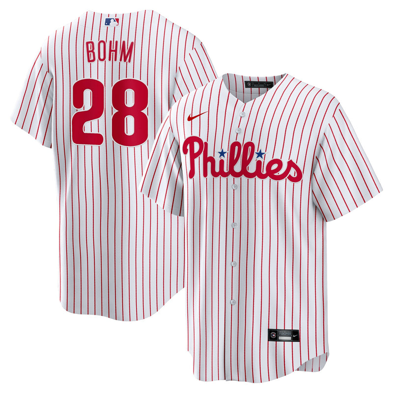 Philadelphia Phillies Alec Bohm White jersey – view 1