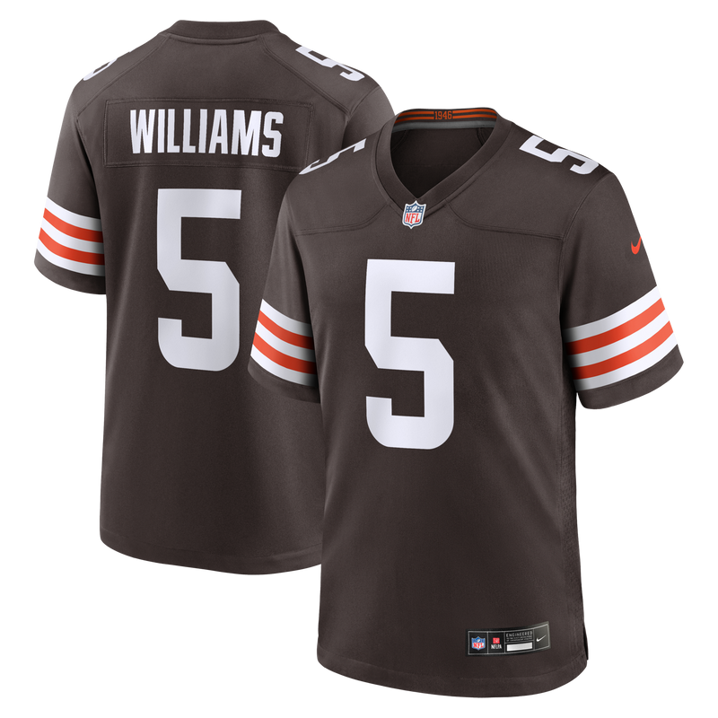 Cleveland Browns Quincy Williams Brown jersey – view 1
