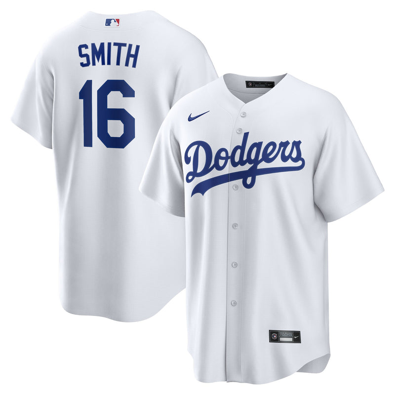 Los Angeles Dodgers Will Smith White jersey – view 1