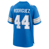 Detroit Lions Malcolm Rodriguez Blue jersey – view 3